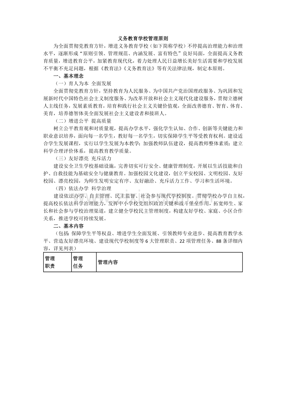 义务教育学校管理标准.docx_第1页