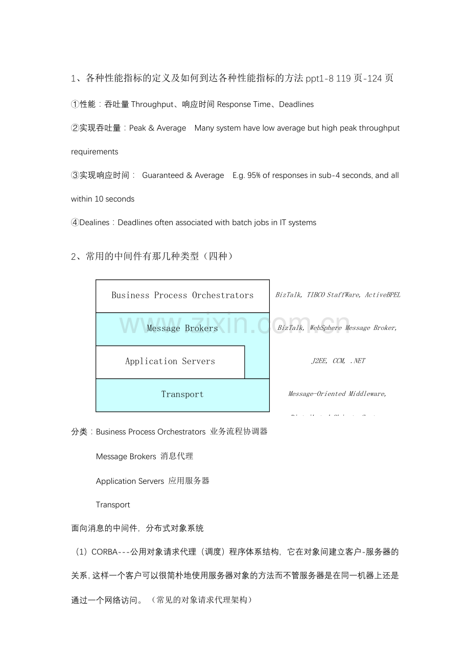 软件设计与体系结构复习整理题目及答案.doc_第1页