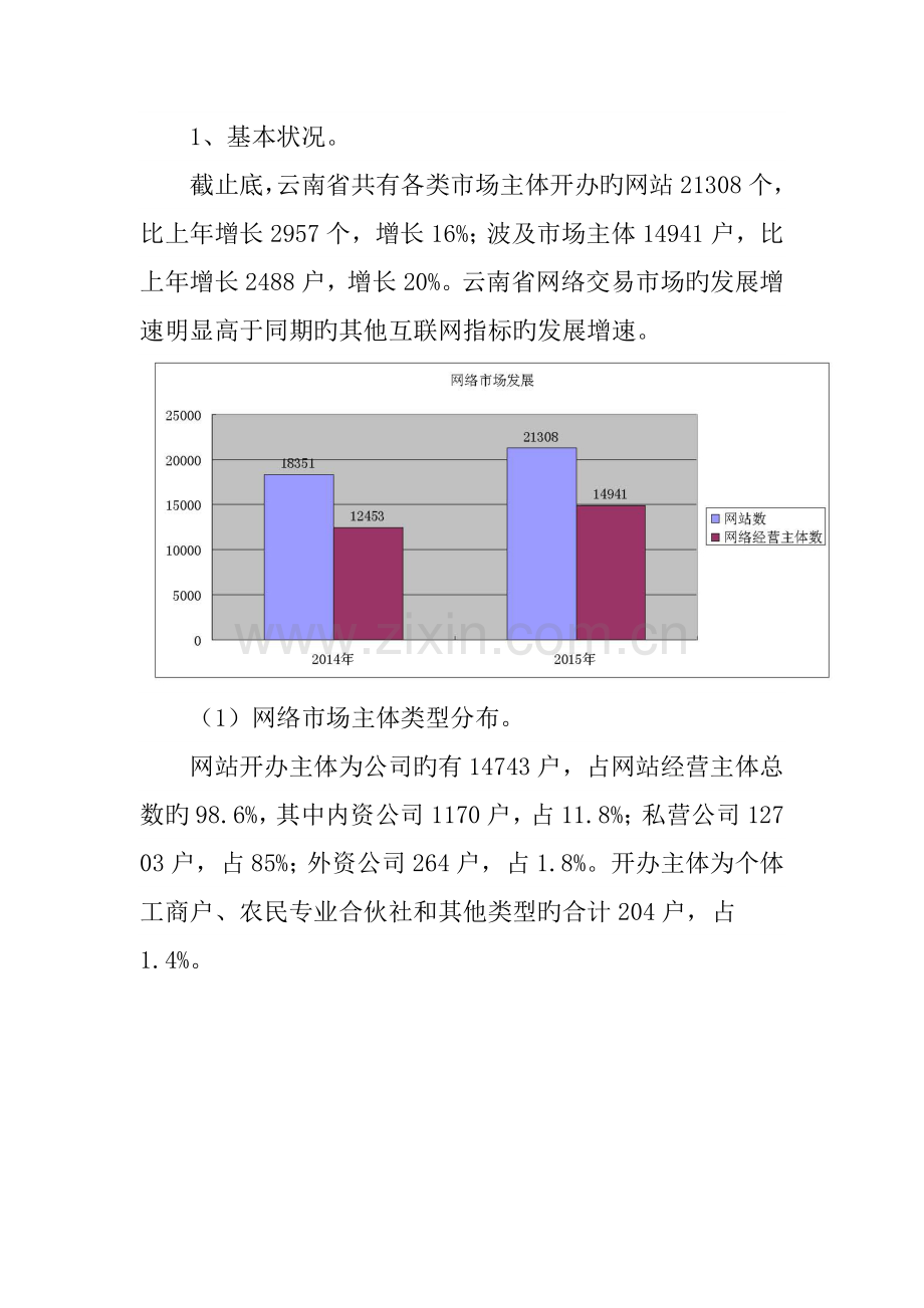 云南省工商局网络市场监管工作年度报告.doc_第2页