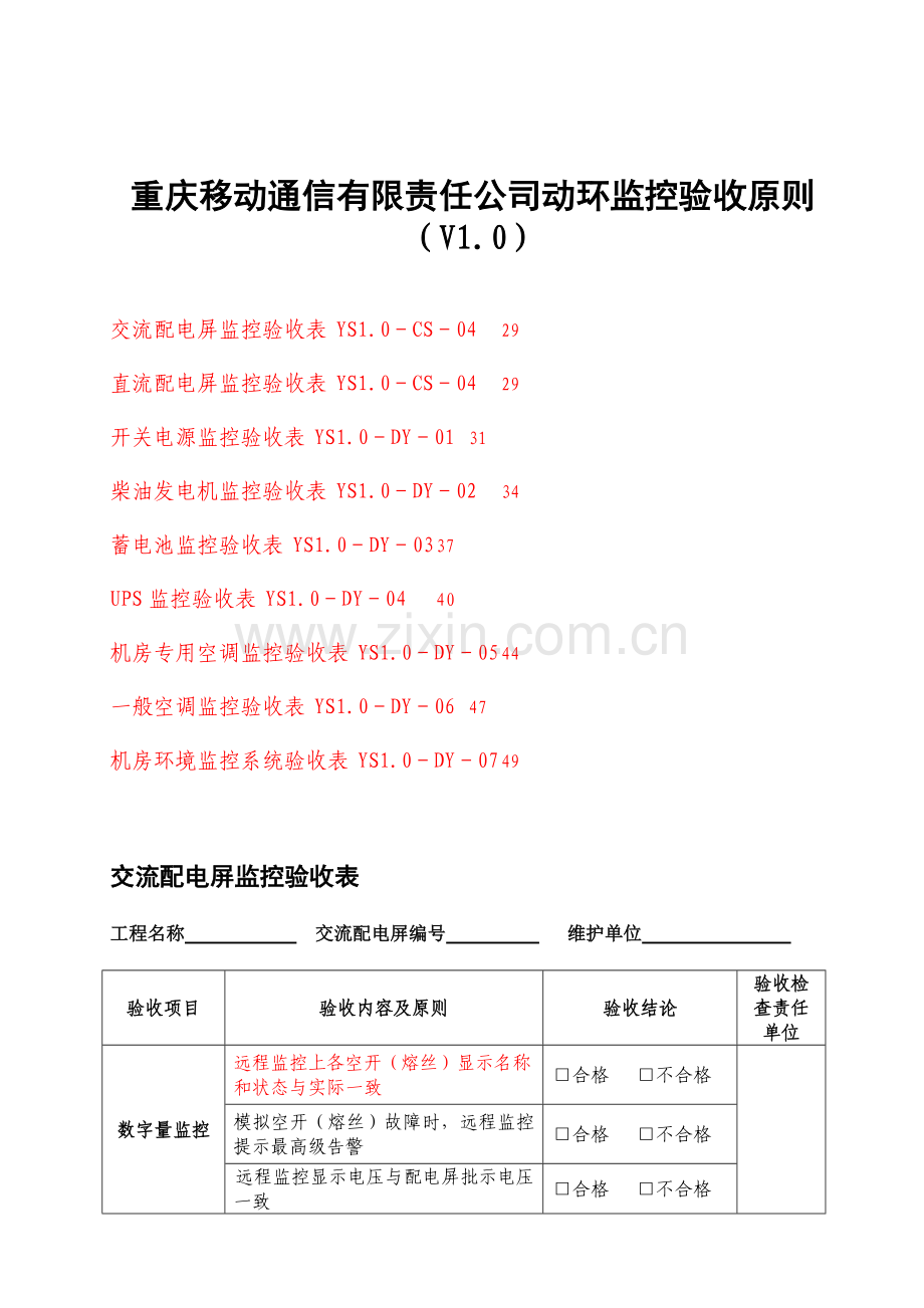 动环监控验收标准3.doc_第1页