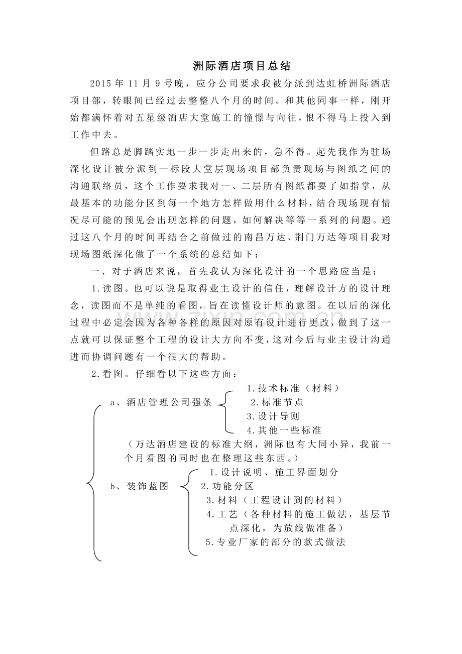 洲际酒店项目总结.docx_第1页