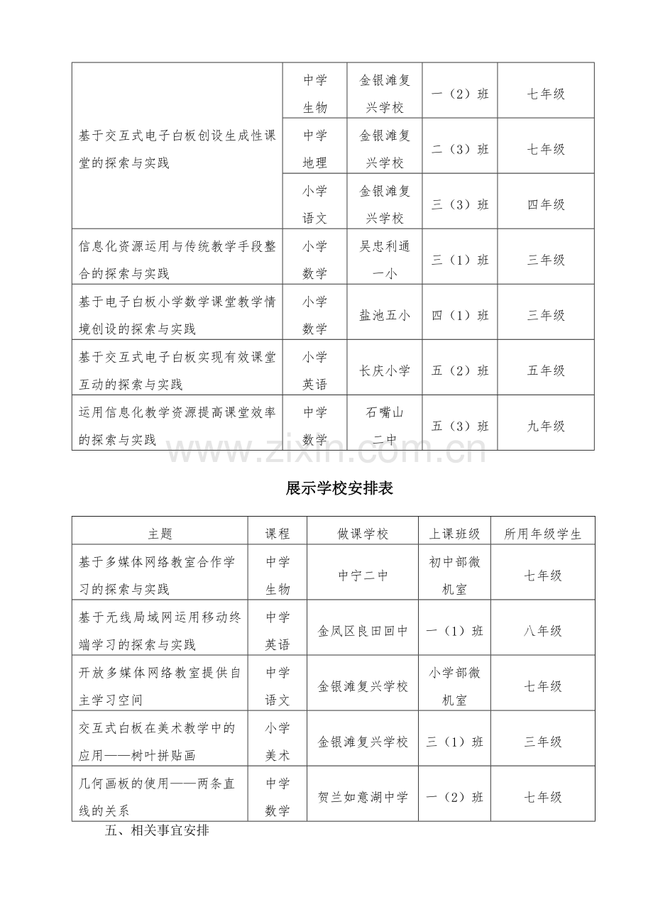 全区推进信息化教学资源应用成果展示交流会活动方案.doc_第2页