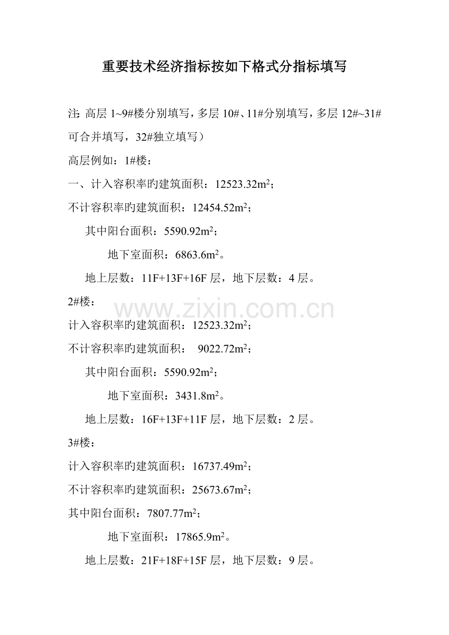 某房地产项目开发主要技术经济指标.doc_第3页