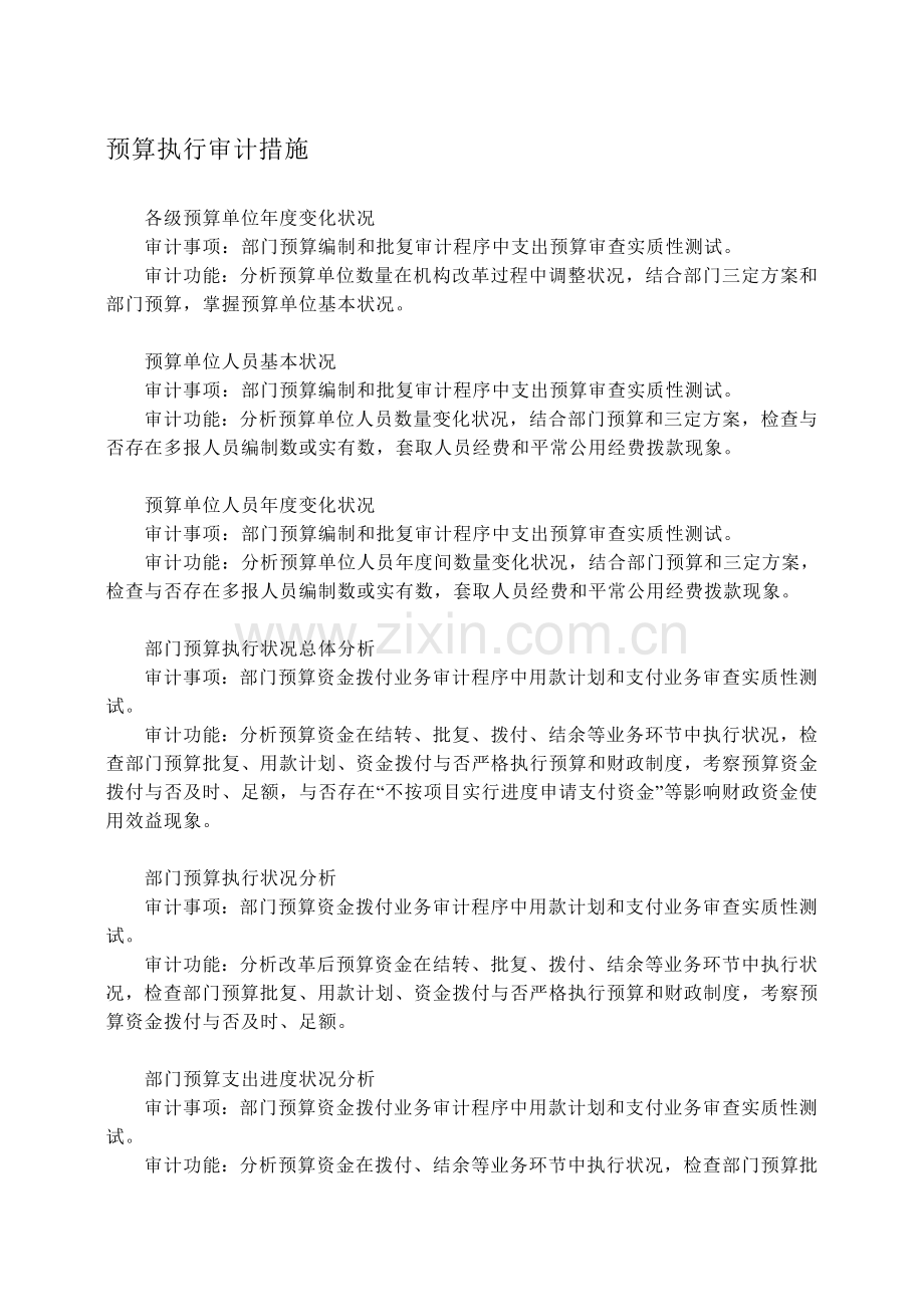 预算执行审计方法.doc_第1页