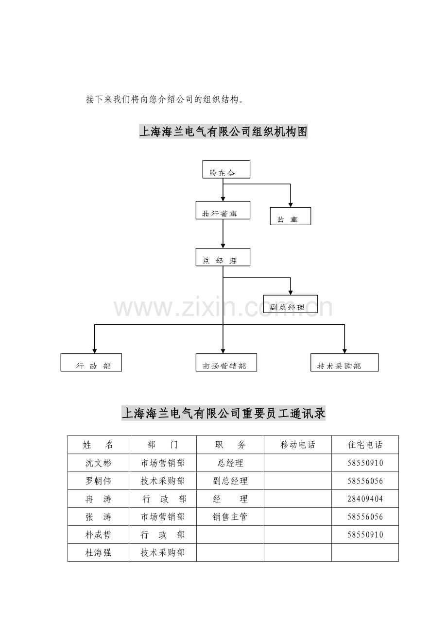 上海海兰电气有限公司员工手册样本.doc_第3页