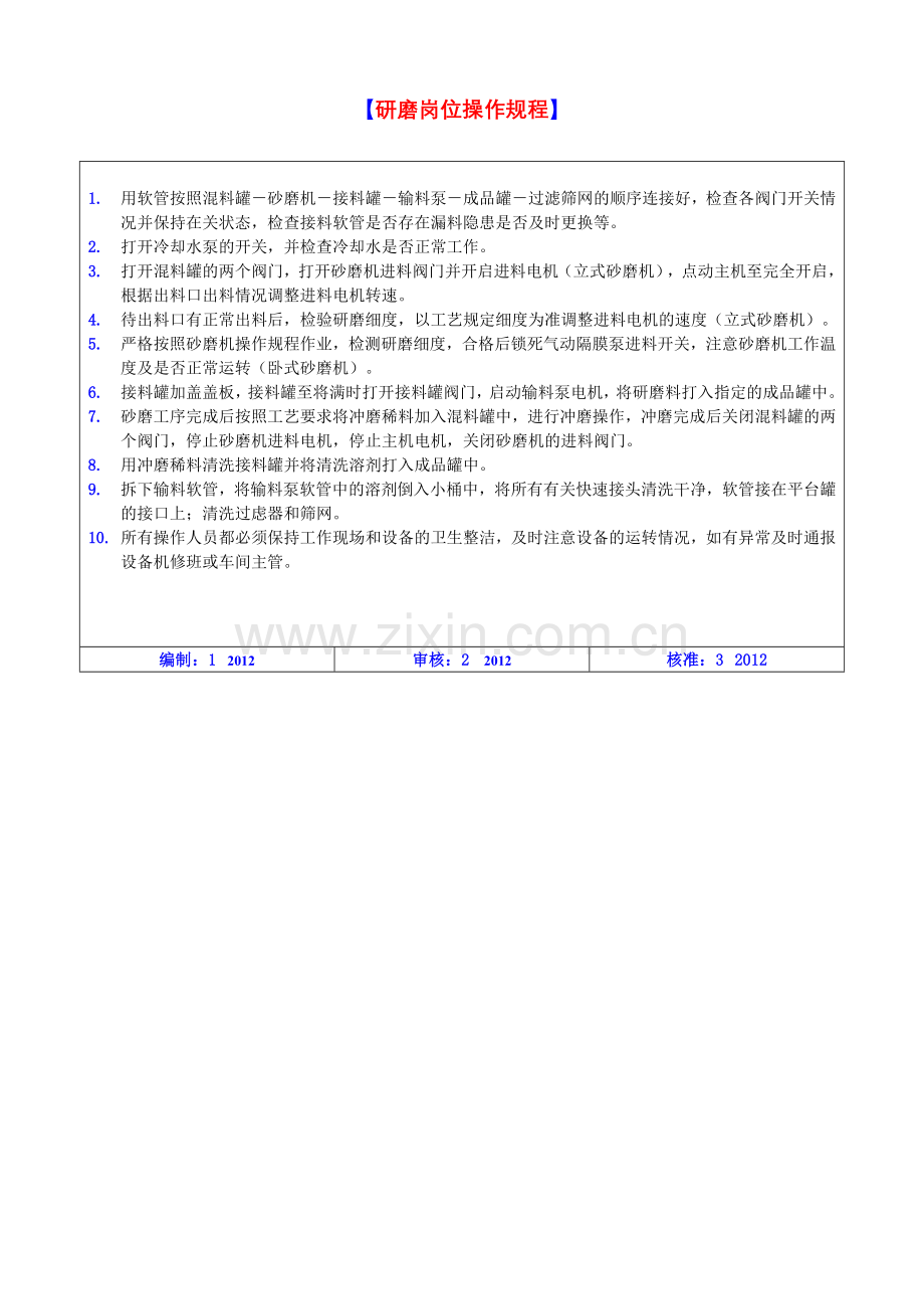 涂料安全生产操作规程汇编.doc_第2页