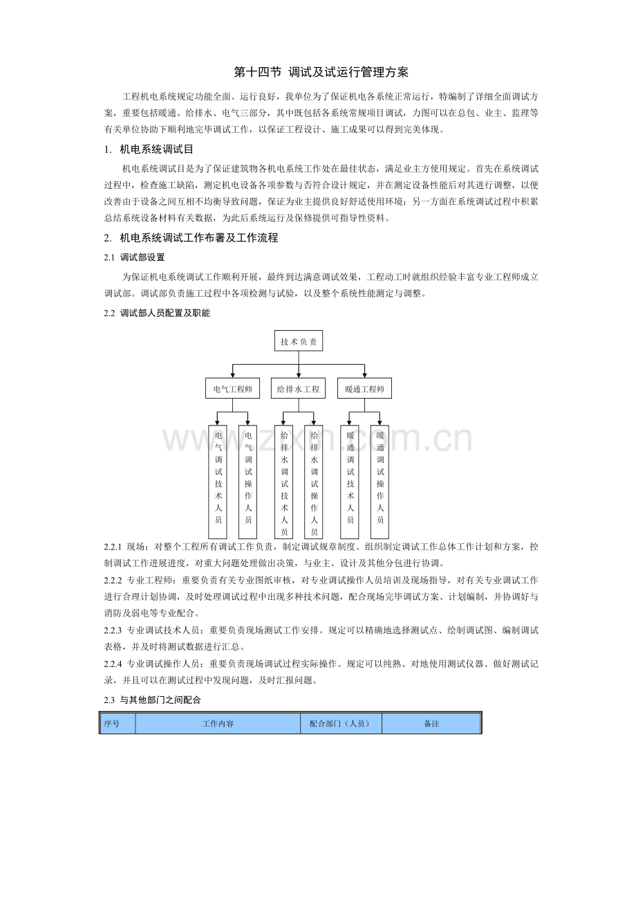 项目总承包工程调试及试运行管理方案.doc_第1页