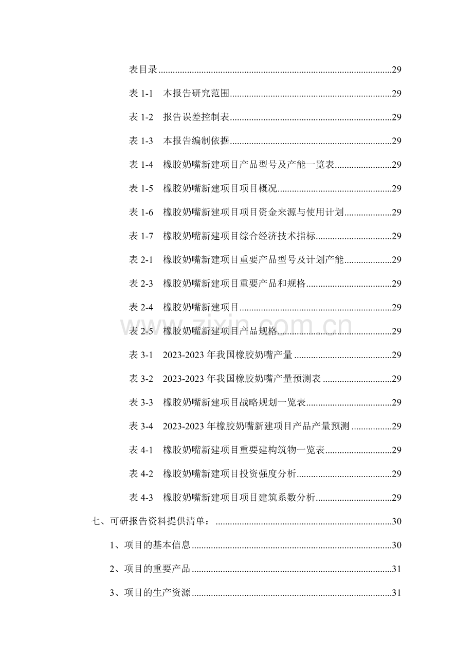 橡胶奶嘴项目可行性研究报告.doc_第3页