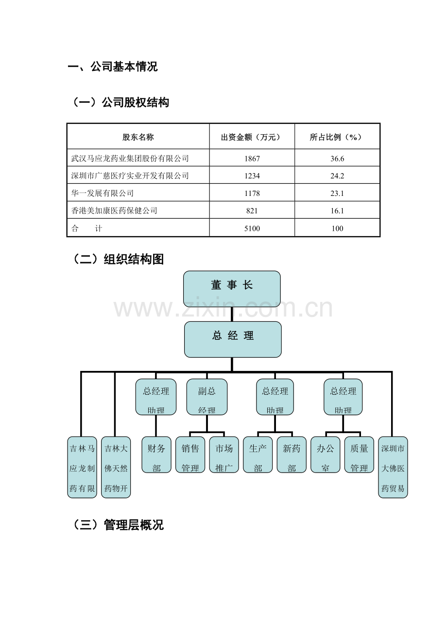 深圳大佛药业有限公司商业计划书.doc_第2页