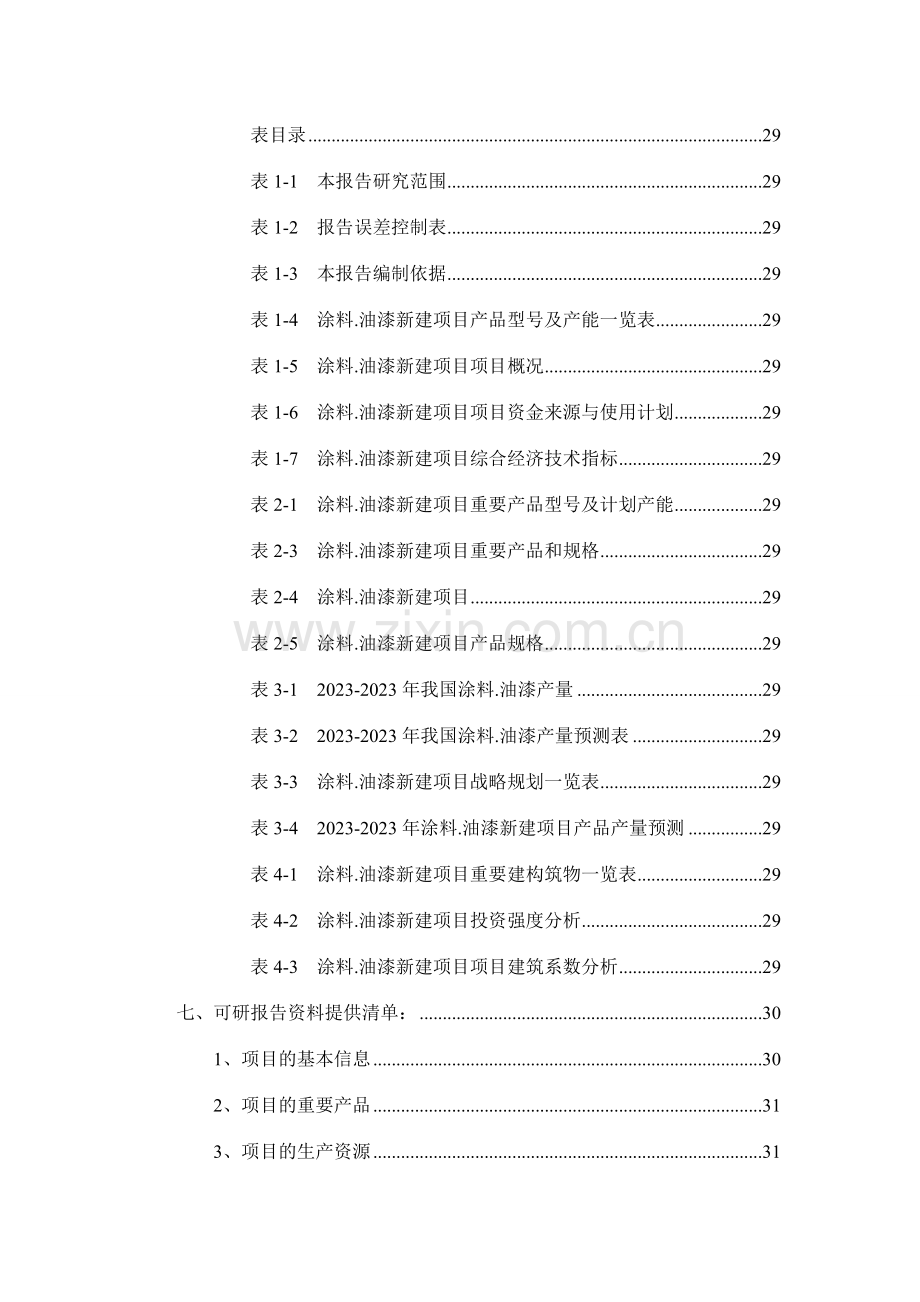 涂料油漆项目可行性研究报告.doc_第3页