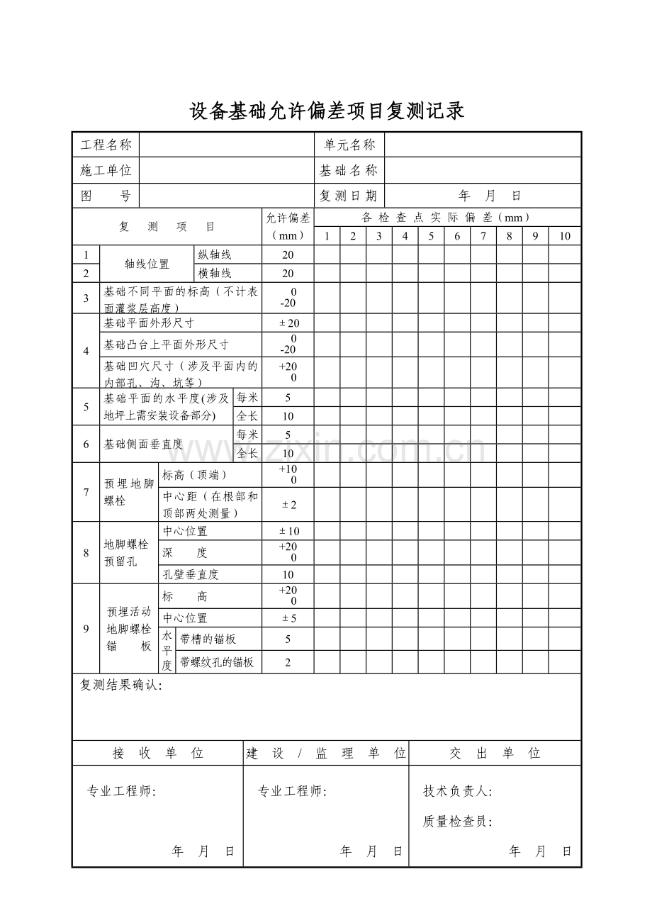 山东滨州地区压力容器交工表格特检认证版.doc_第3页