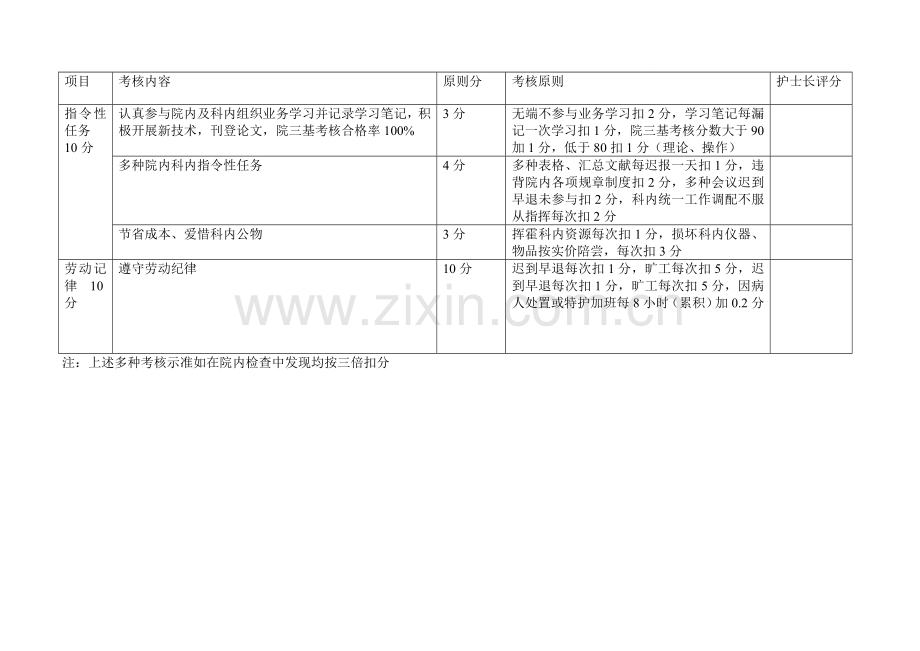 护士绩效考核标准.doc_第2页