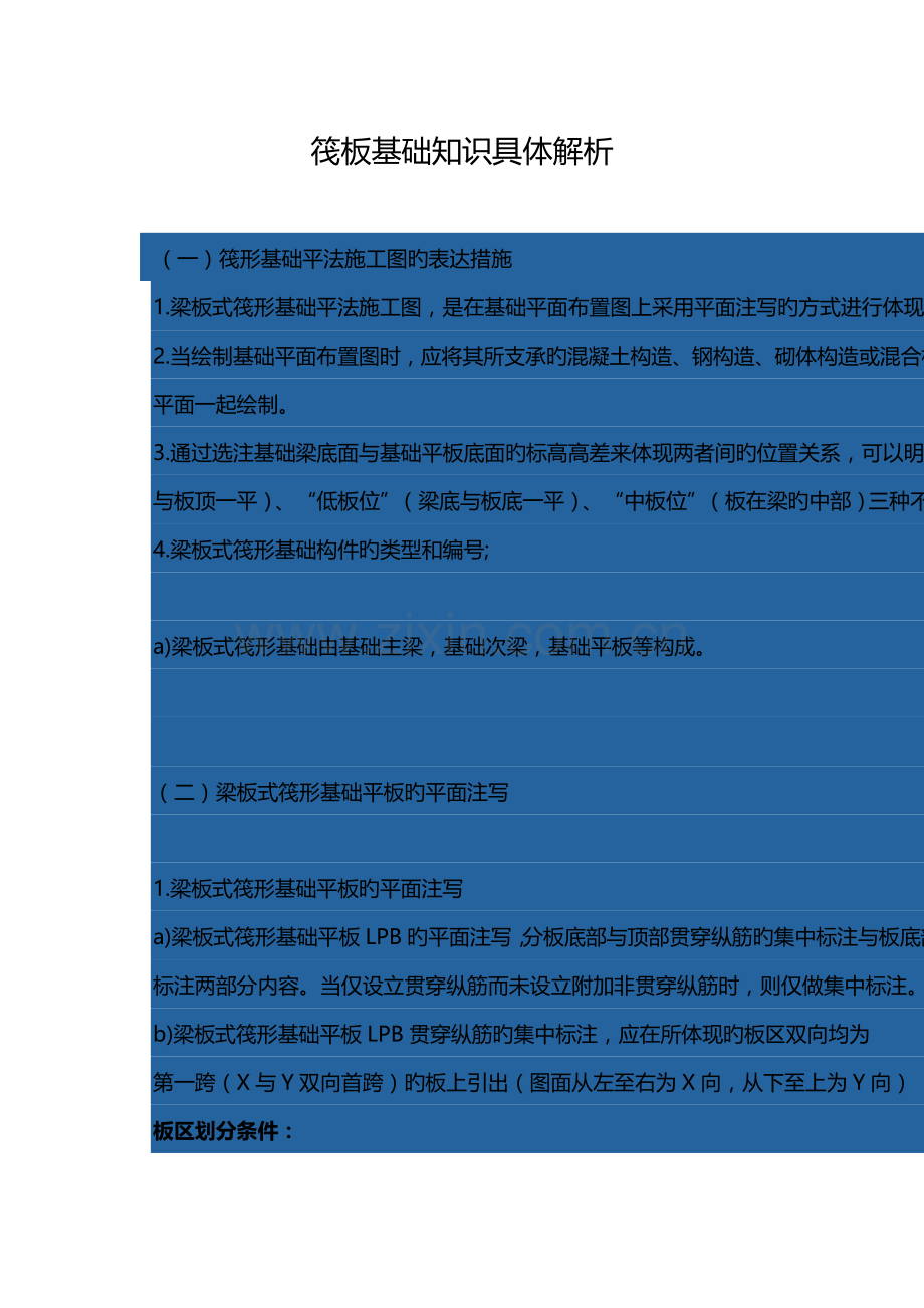 筏板基础知识详细解析.doc_第1页