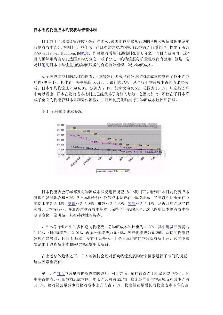 日本物流成本管理中的作业成本法.doc_第1页