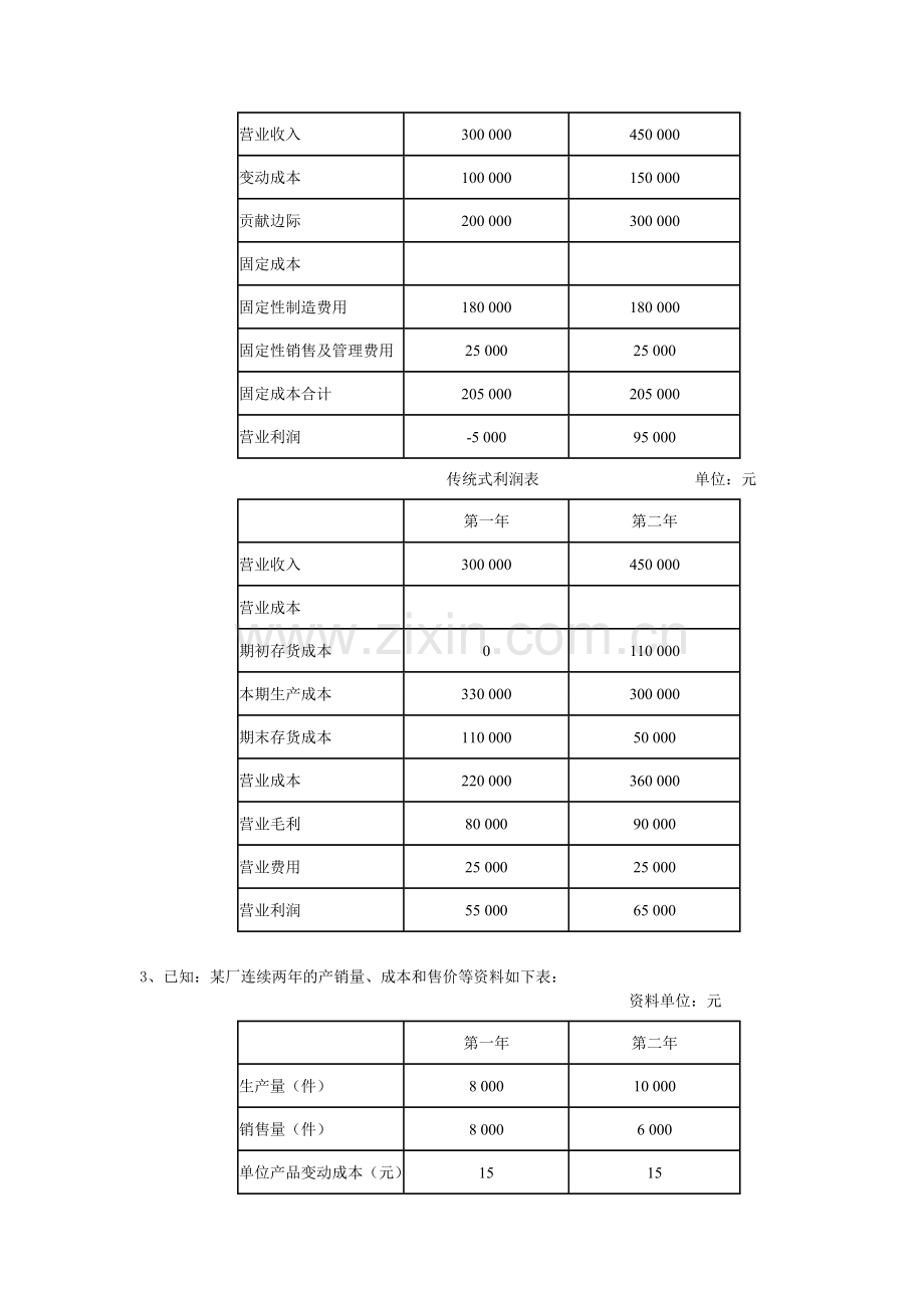 管理会计期末考试计算题整理附答案.doc_第2页