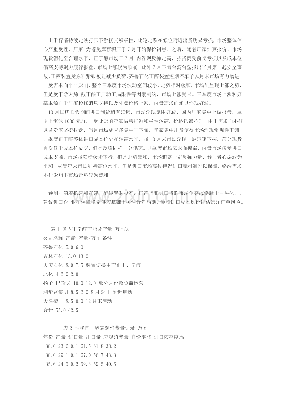 丁辛醇新装置集中投产-产能大增.doc_第2页