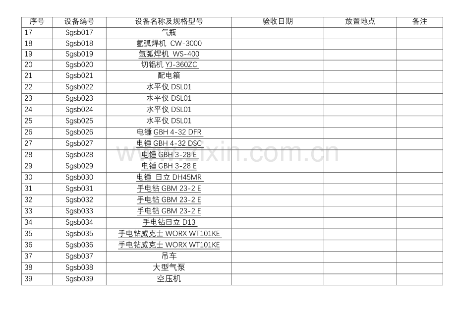 各种设备维护保养记录表格格.doc_第3页