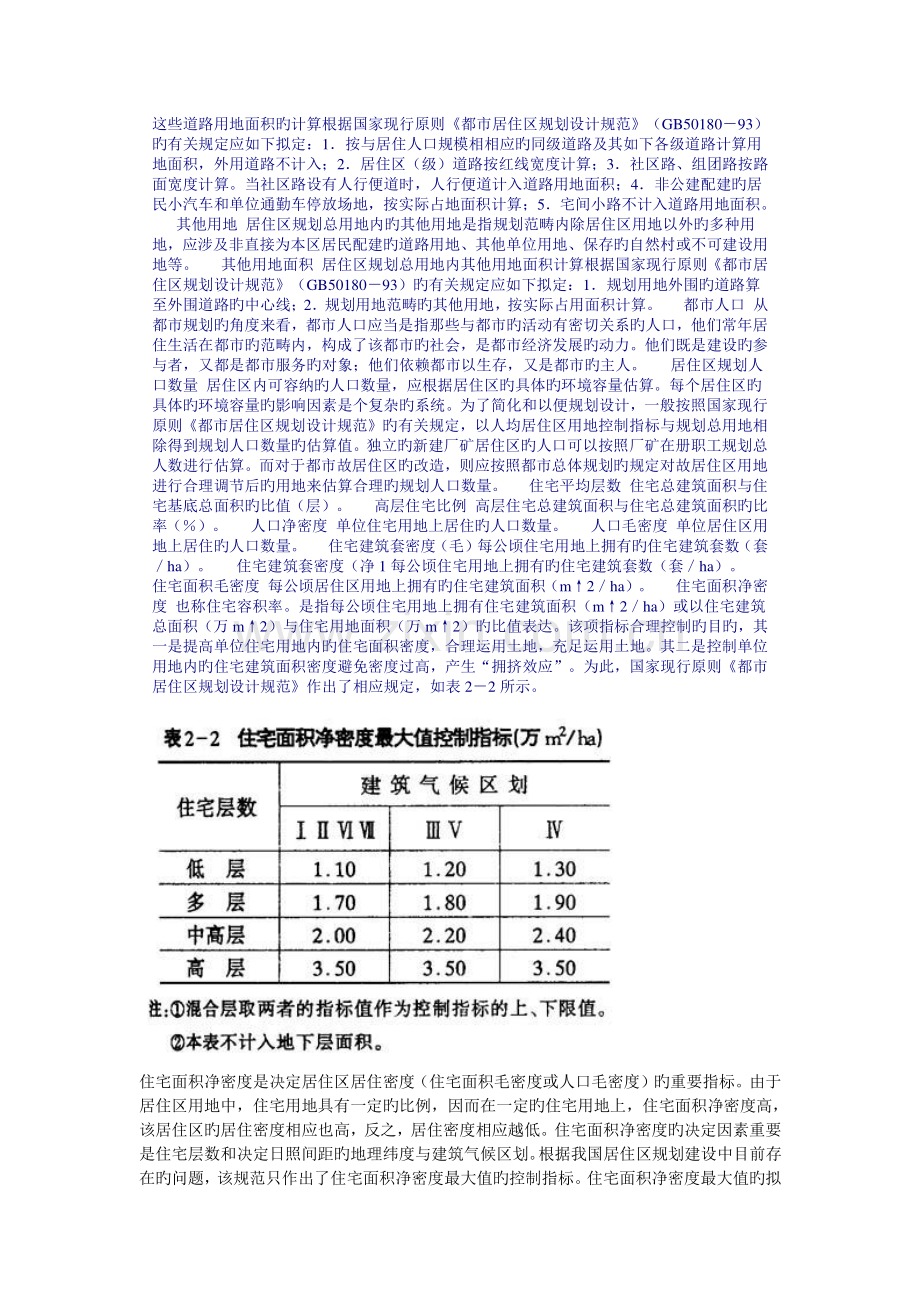 居住区规划技术经济指标.doc_第2页