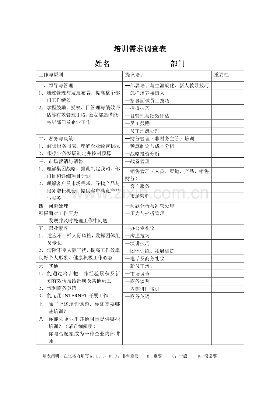 员工培训表格.doc_第3页