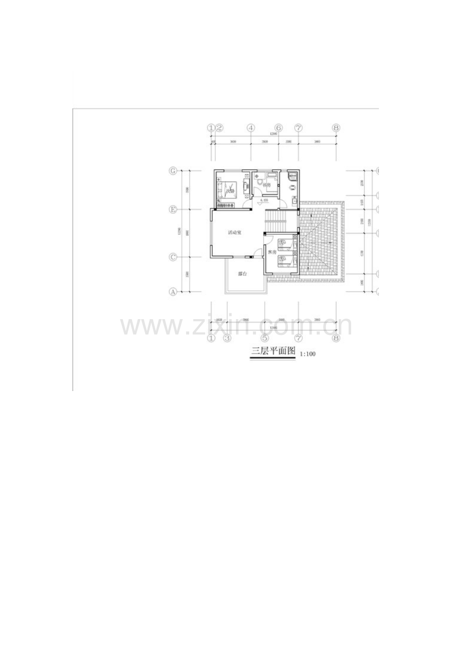 超漂亮有型的别墅全套施工图及效果图.docx_第3页