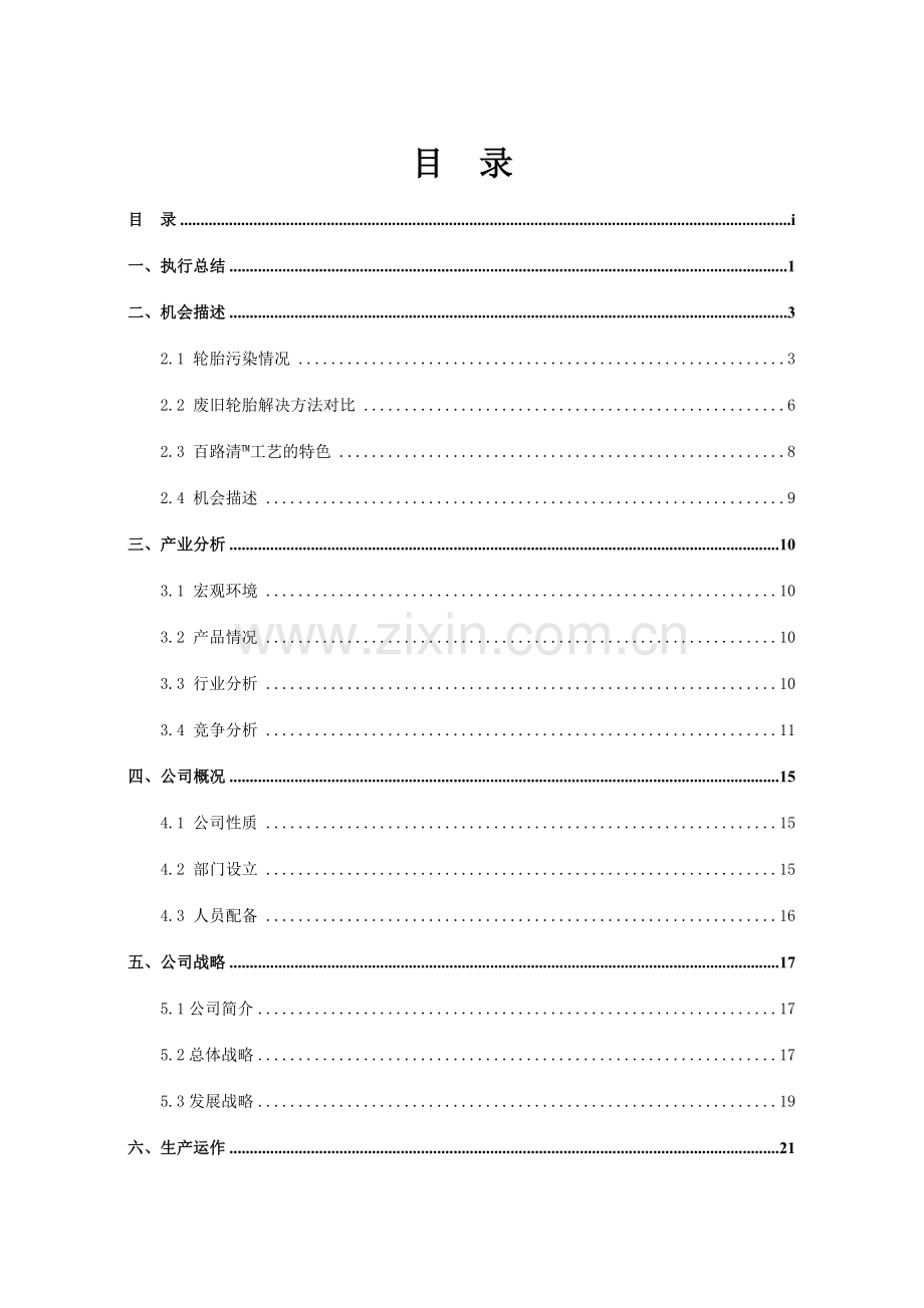 创业计划书模板百路清TM绿色环境公司完全版.doc_第2页