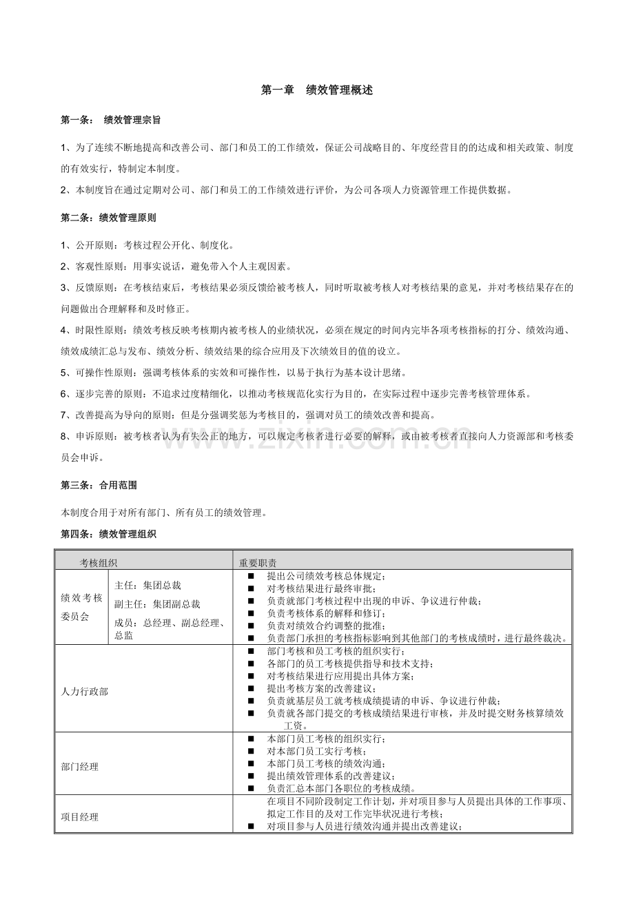 房地产福州金辉房地产绩效管理手册.doc_第3页