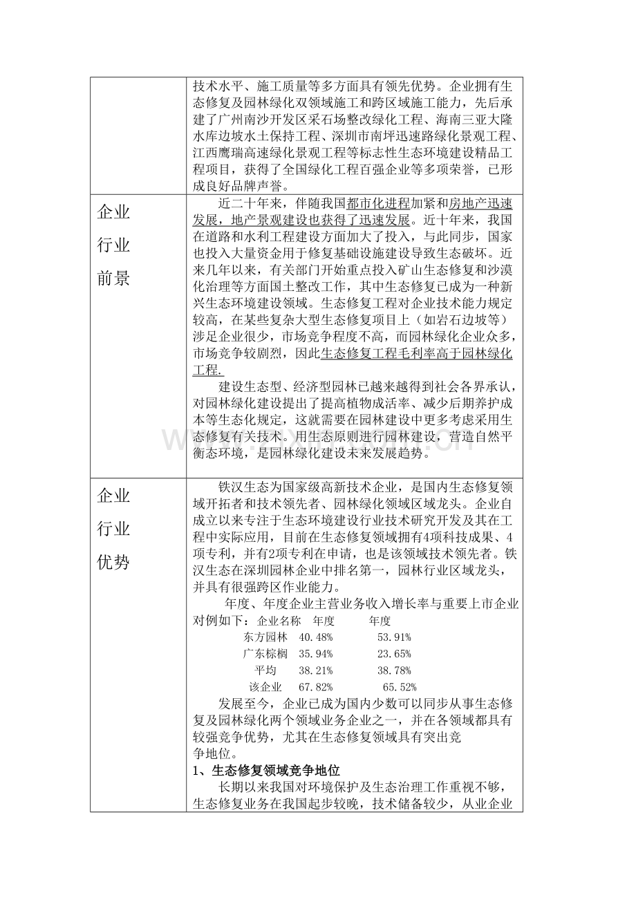 铁汉生态公司投资价值分析.doc_第2页