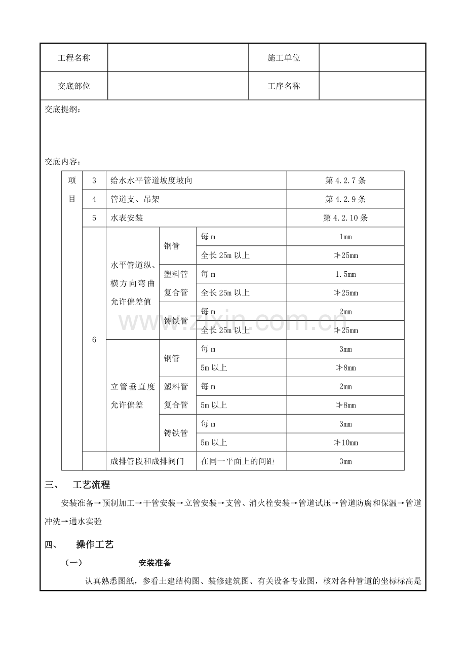 室内给水管道安装工程范本.doc_第3页