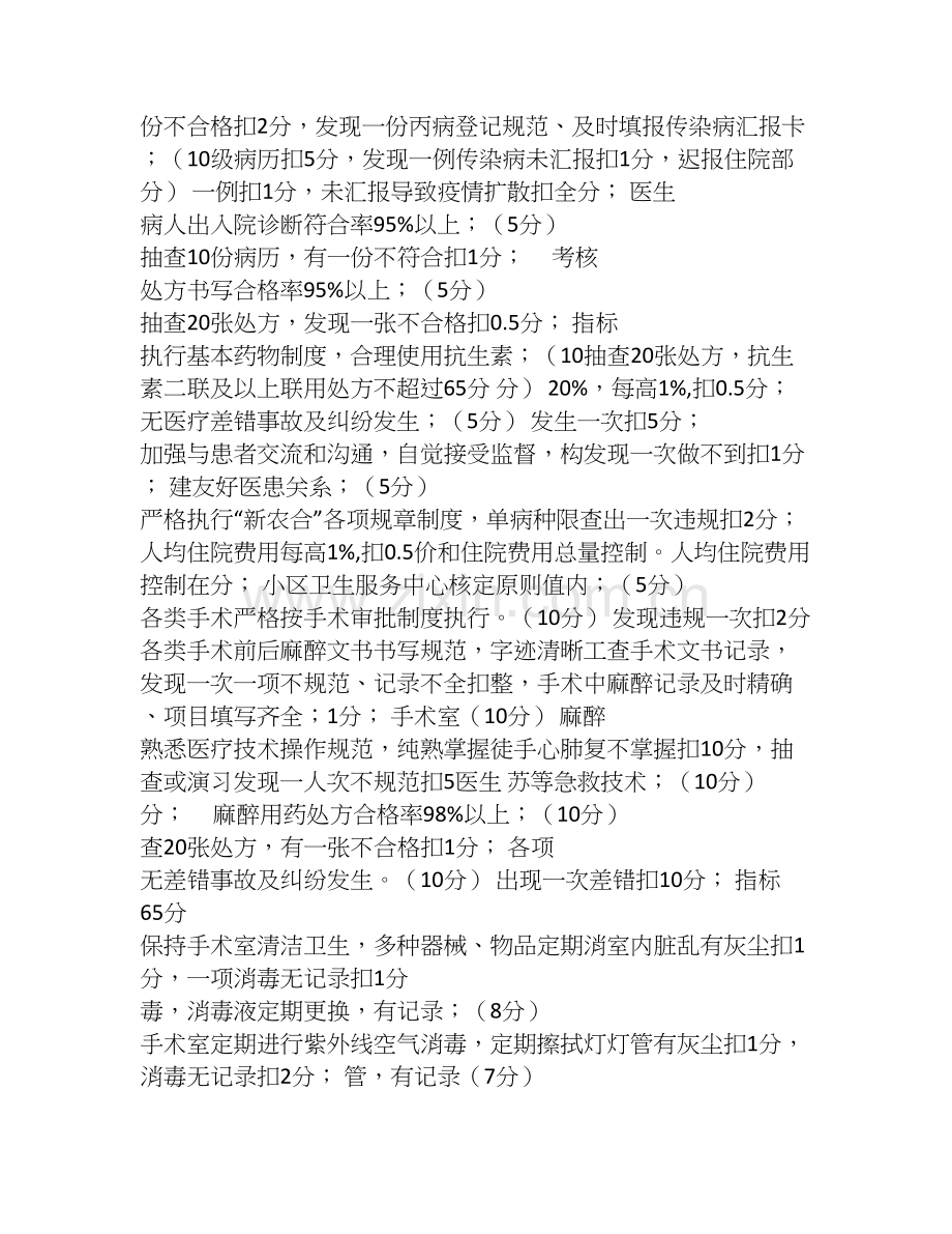 玉龙社区卫生服务中心工作人员绩效考核评价细则.doc_第3页