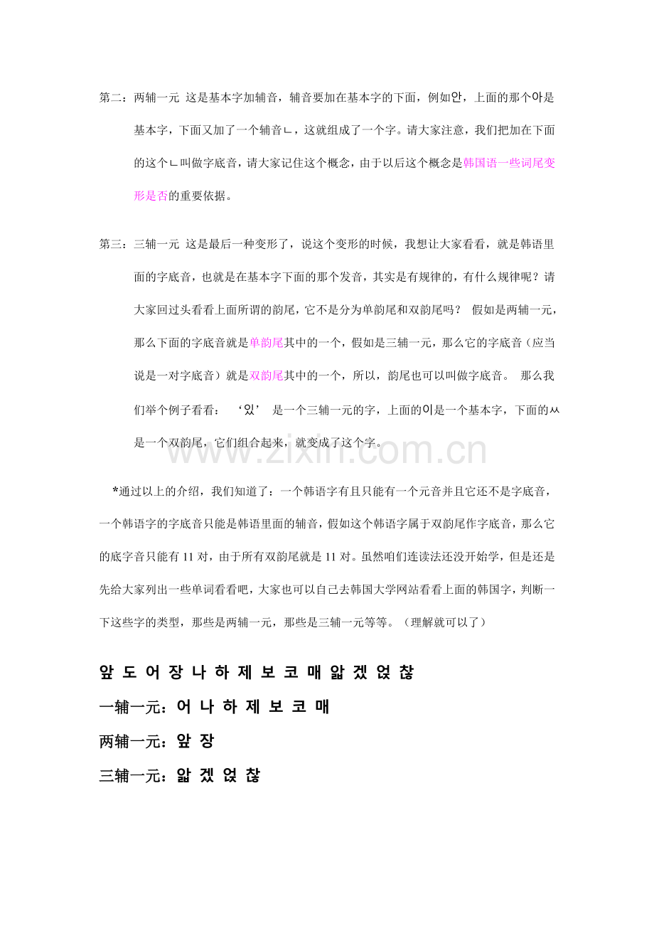 韩语发音的基本的规则我的第一份启蒙资料.doc_第2页