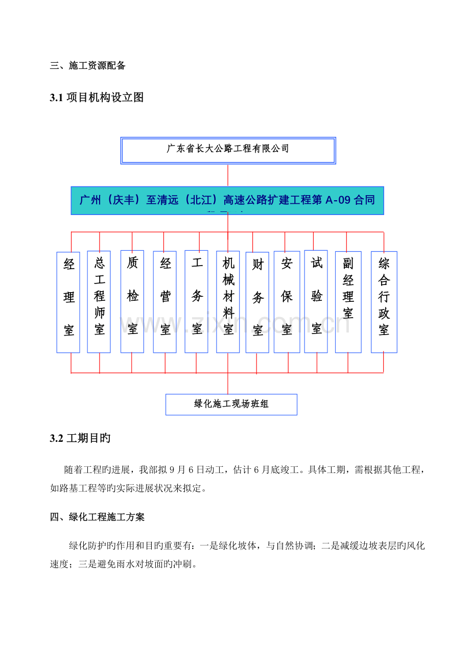 路基边坡绿化防护工程施工技术方案.doc_第3页