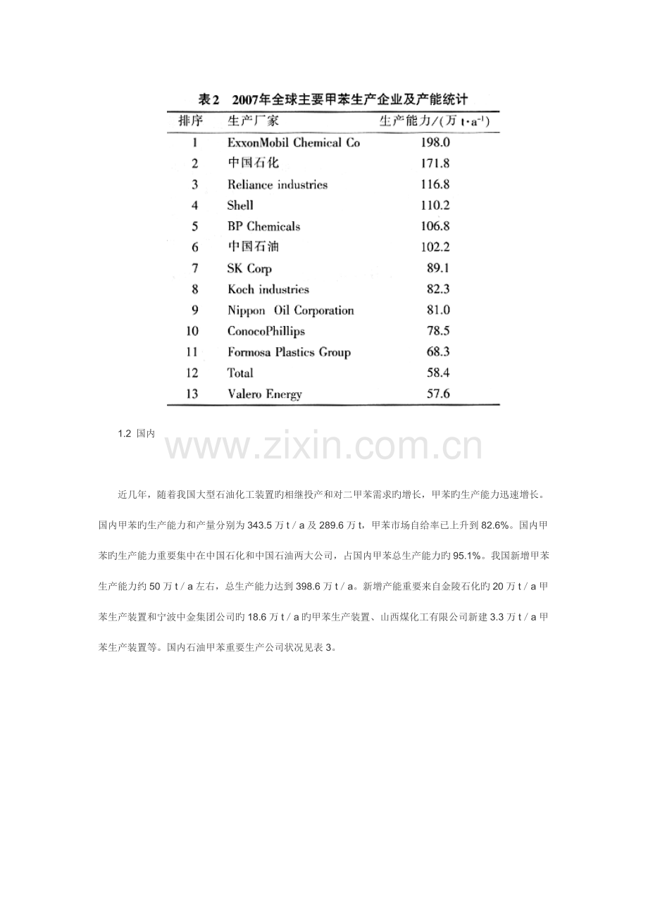 国内外甲苯市场分析.doc_第2页