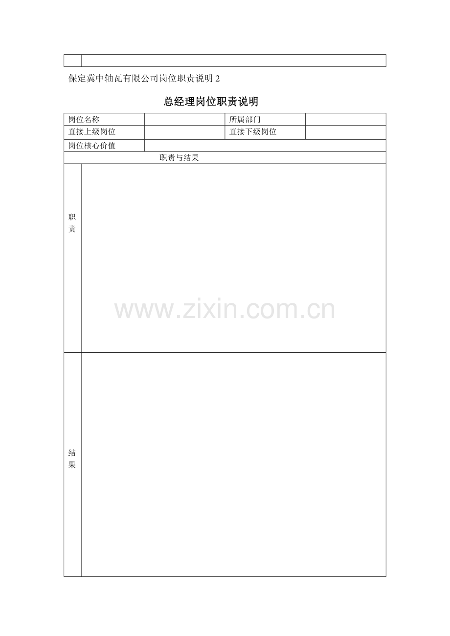 保定冀中轴瓦有限公司岗位职责说明.doc_第2页