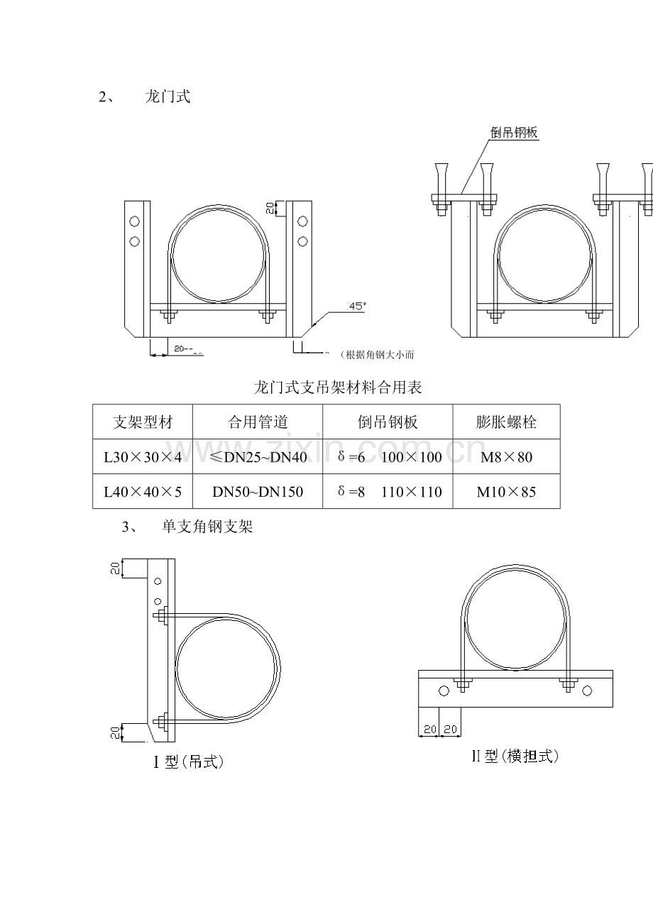 管道支架制作安装标准样本.doc_第2页