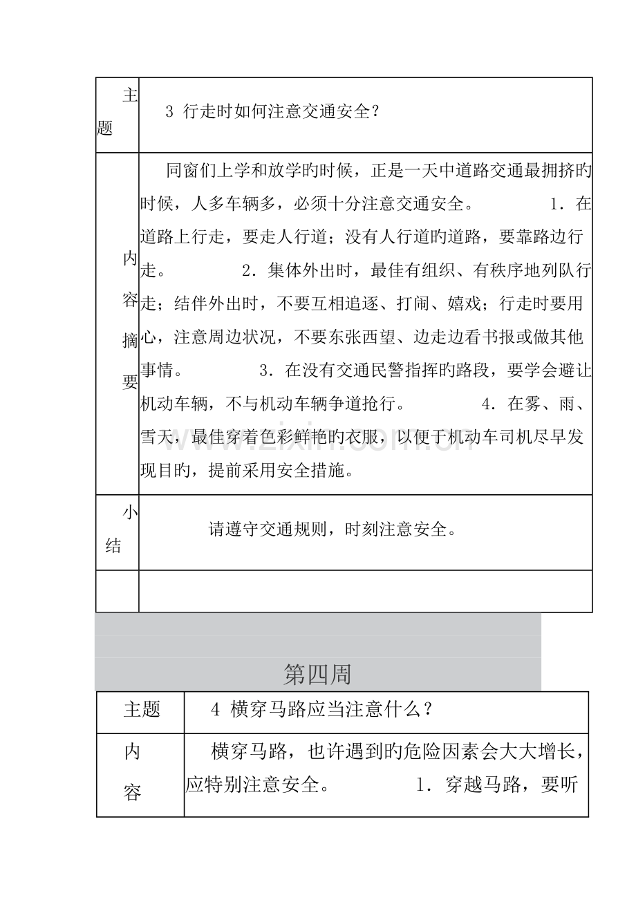 学校每周安全教育记录.docx_第3页