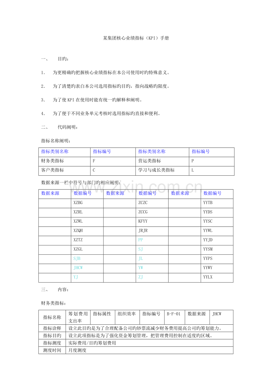 集团KPI指标手册1.doc_第1页