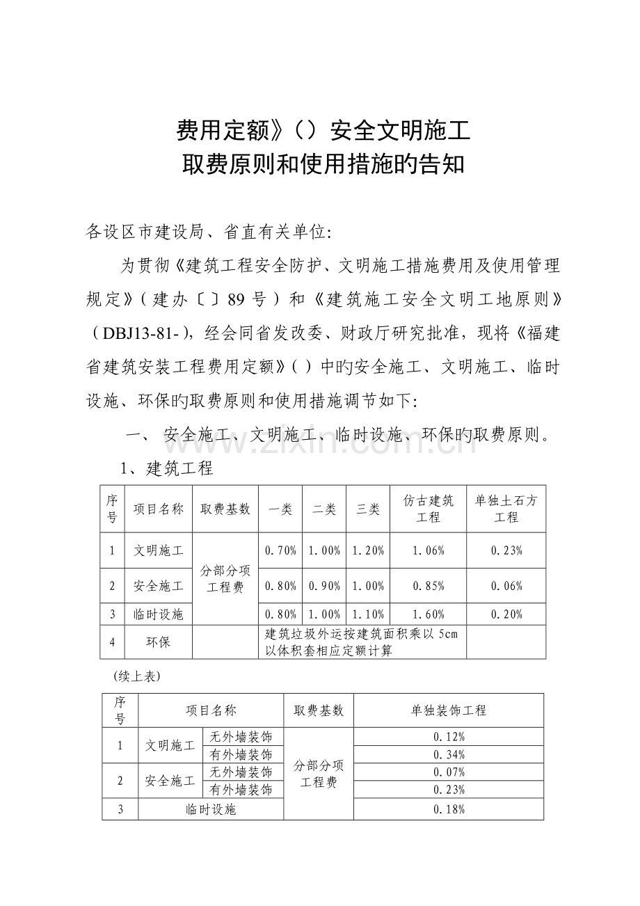 00HASH《福建省建筑安装工程费用定额》安全文明施工.doc_第2页