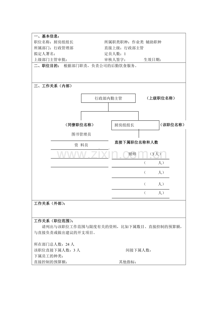 职务说明书行政部.doc_第3页