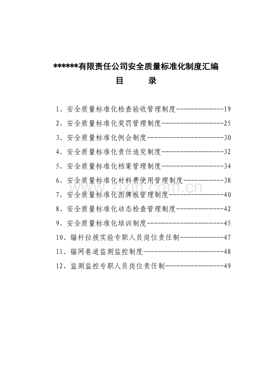 煤矿安全质量标准化制度汇编.doc_第2页