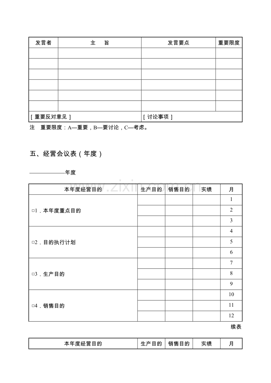 公司会议管理表格.doc_第3页