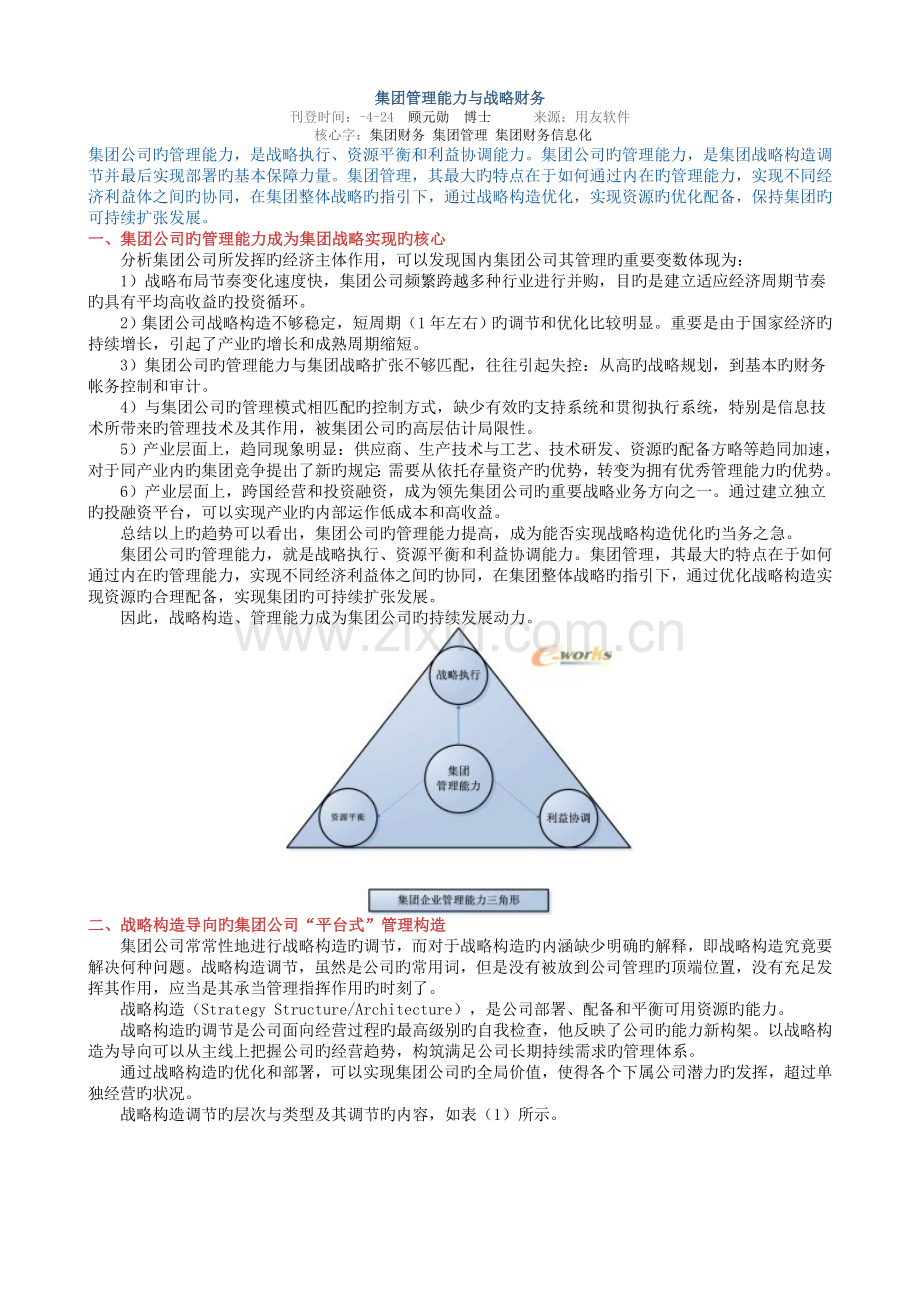 集团管理能力与战略财务.doc_第1页