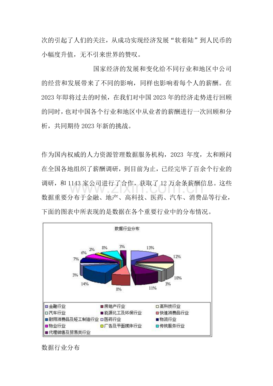 外企太和年度中国薪酬调查报告.doc_第3页