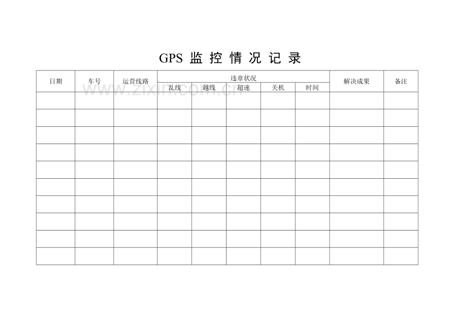 客运企业安全管理原始记录本.doc_第3页