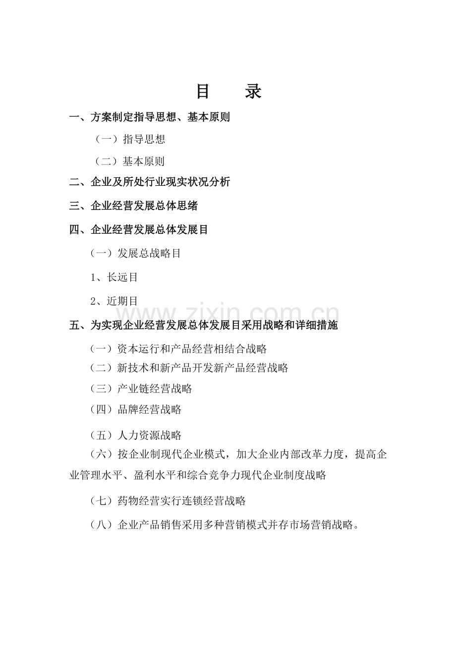 国民连锁药业公司j经营发展战略规划方案.doc_第2页