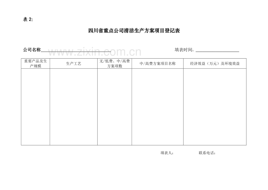 四川省重点企业清洁生产审核评估申请表(省厅新要求).doc_第3页