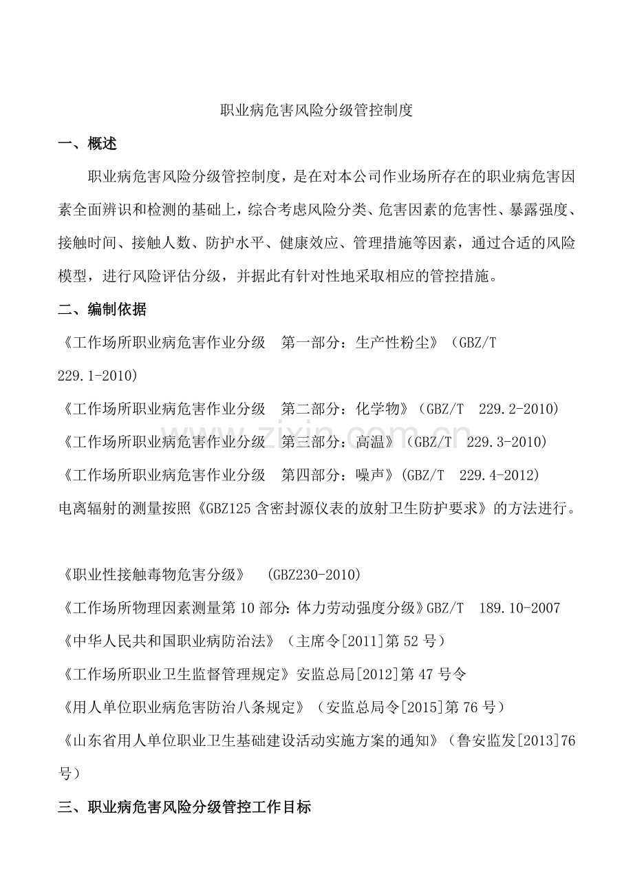 职业病危害风险管控制度.docx_第1页