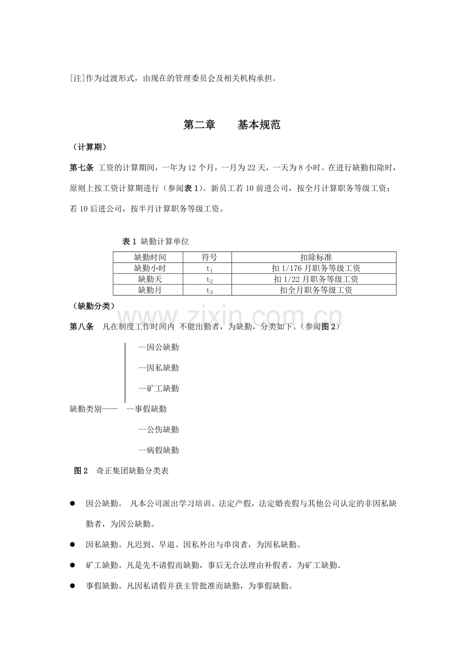 奇正集团工资管理制度样本.doc_第2页