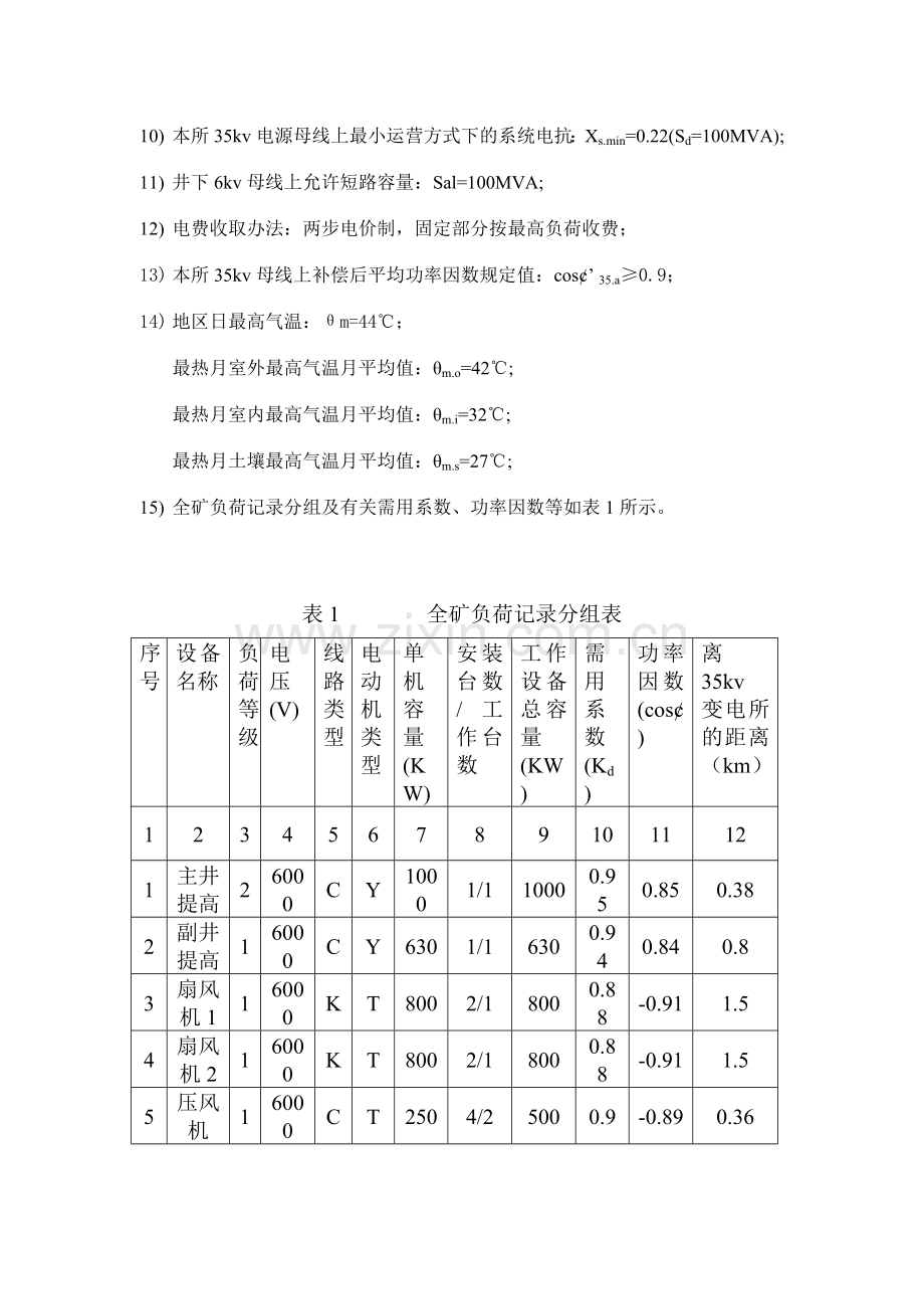 现代供电技术课程设计35KV变电所电气一次部分初步设计.doc_第3页