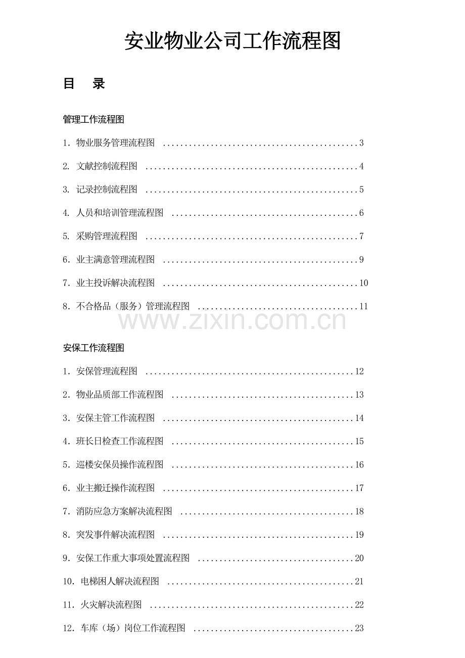 全套物业管理公司工作流程图样本.doc_第2页