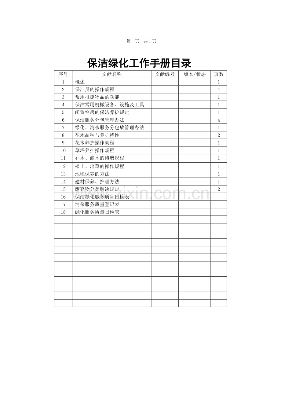 物业公司保洁绿化工作手册.doc_第2页